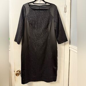 Philospphy Blues Original Satin Black Dress